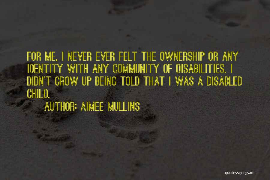 Having A Disabled Child Quotes By Aimee Mullins