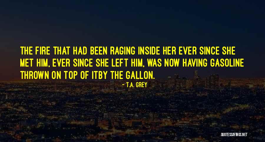 Having A Fire Inside Quotes By T.A. Grey Having A Fire Inside Quotes By T.A. Grey