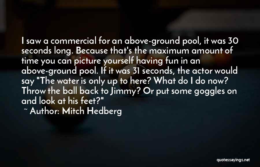 Having A Fun Time Quotes By Mitch Hedberg