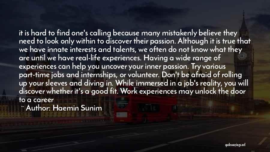 Having A Good Job Quotes By Haemin Sunim