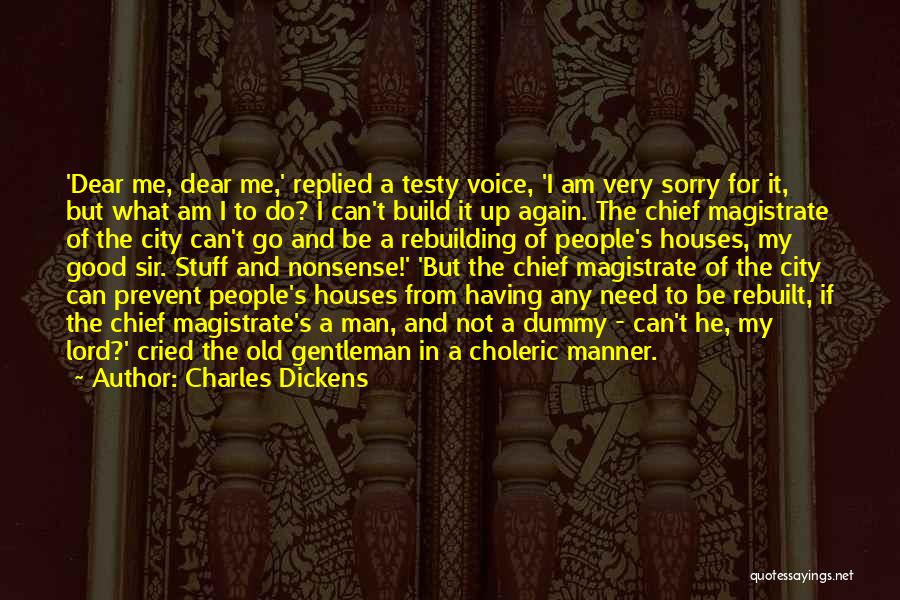 Having A Good Man Quotes By Charles Dickens