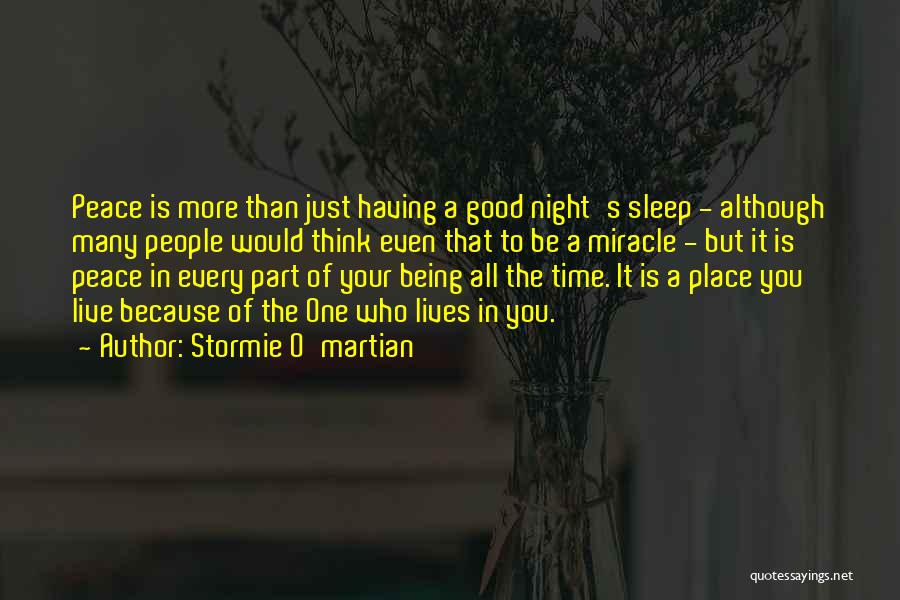 Having A Good Night Quotes By Stormie O'martian