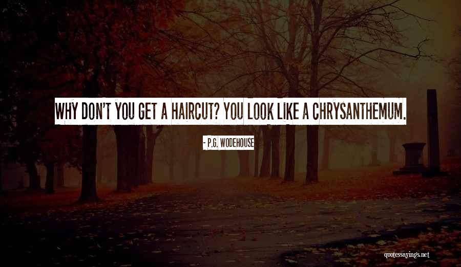 Having A Haircut Quotes By P.G. Wodehouse Having A Haircut Quotes By P.G. Wodehouse