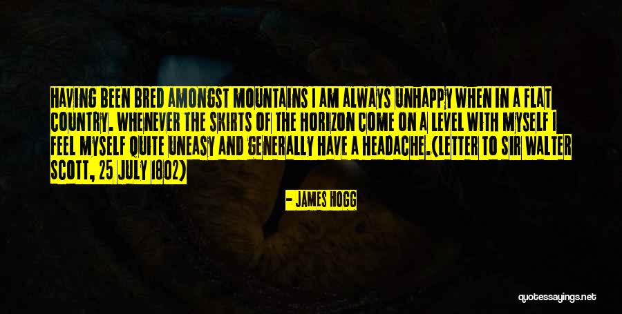 Having A Headache Quotes By James Hogg