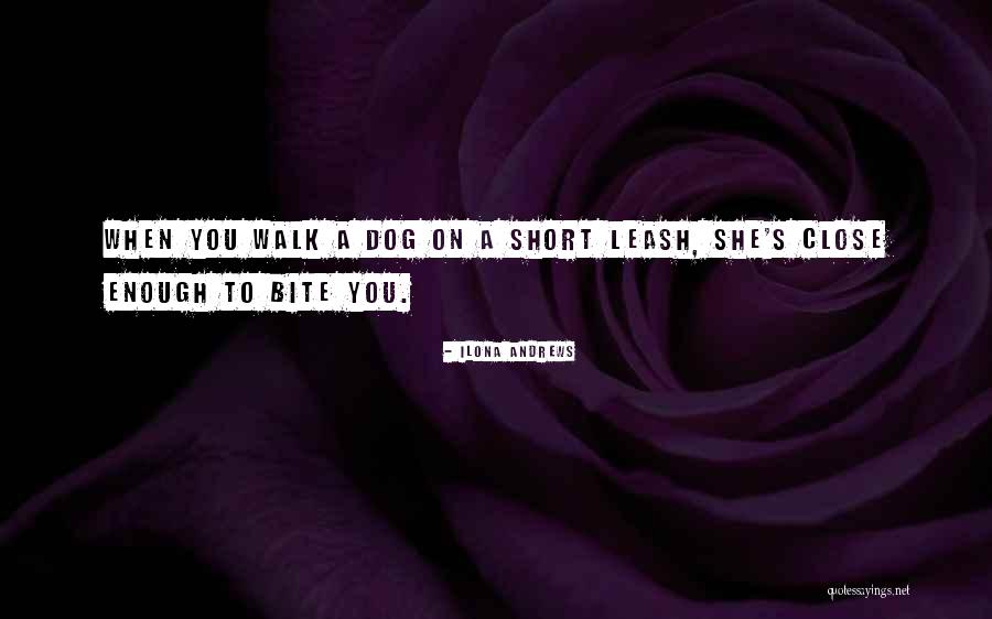 Having A Leash Quotes By Ilona Andrews Having A Leash Quotes By Ilona Andrews