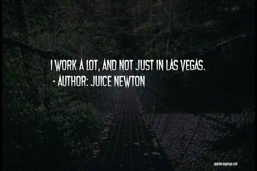 Having A Lot Of Work To Do Quotes By Juice Newton