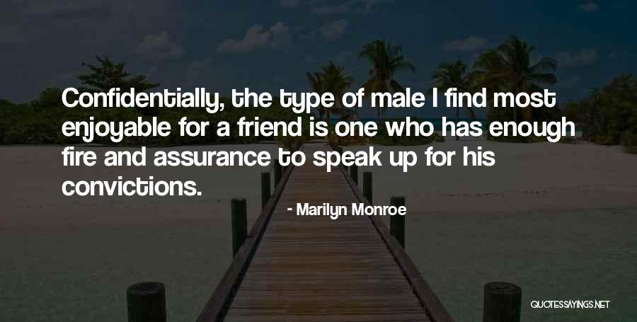 Having A Male Best Friend Quotes By Marilyn Monroe