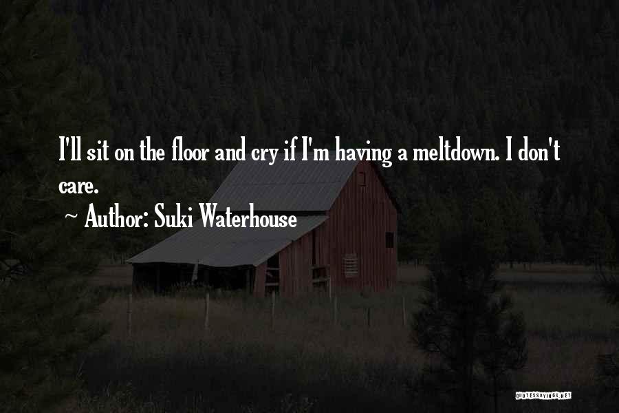 Having A Meltdown Quotes By Suki Waterhouse
