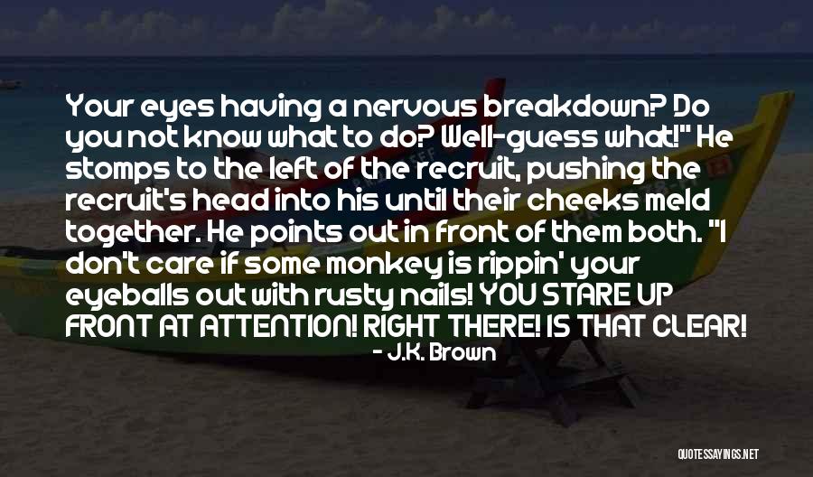 Having A Nervous Breakdown Quotes By J.K. Brown Having A Nervous Breakdown Quotes By J.K. Brown