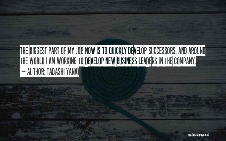 Having A New Job Quotes By Tadashi Yanai