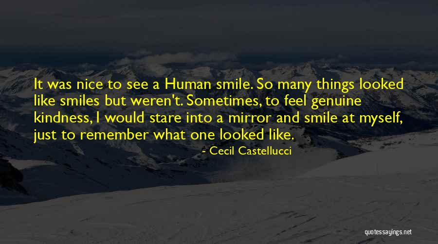 Having A Nice Smile Quotes By Cecil Castellucci