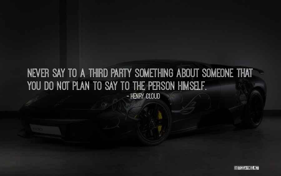 Having A Plan B Quotes By Henry Cloud