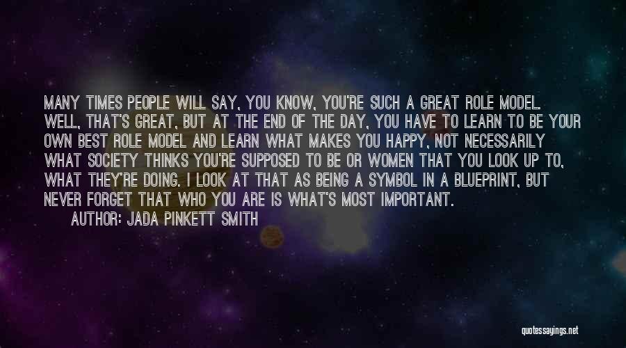 Having A Role Model Quotes By Jada Pinkett Smith