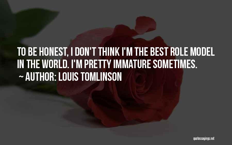 Having A Role Model Quotes By Louis Tomlinson