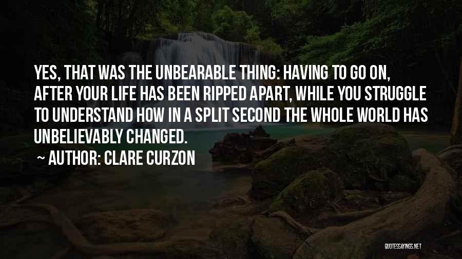 Having A Second Life Quotes By Clare Curzon