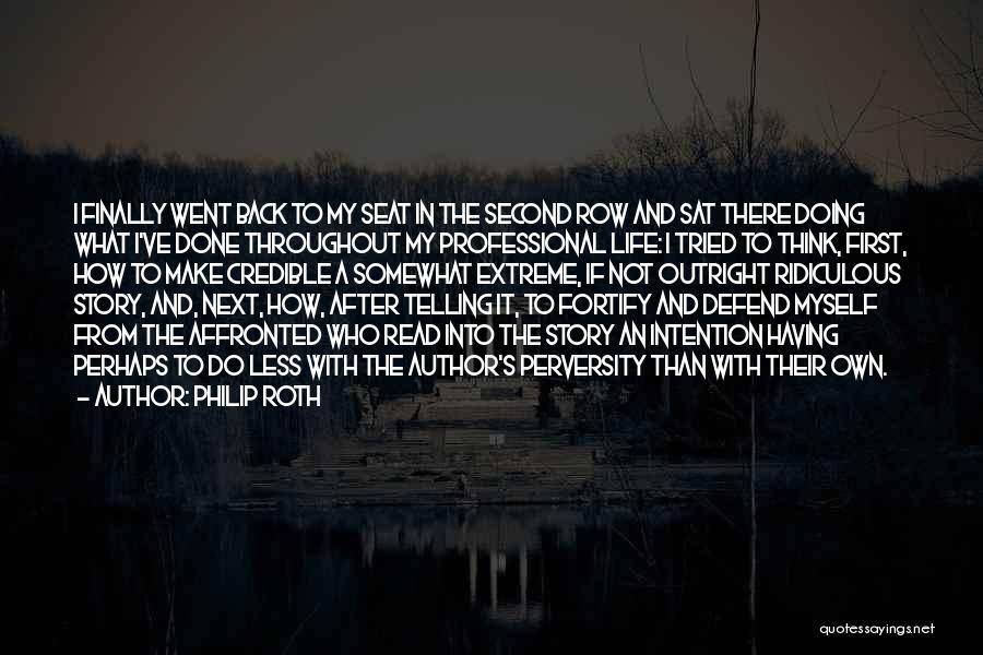 Having A Second Life Quotes By Philip Roth