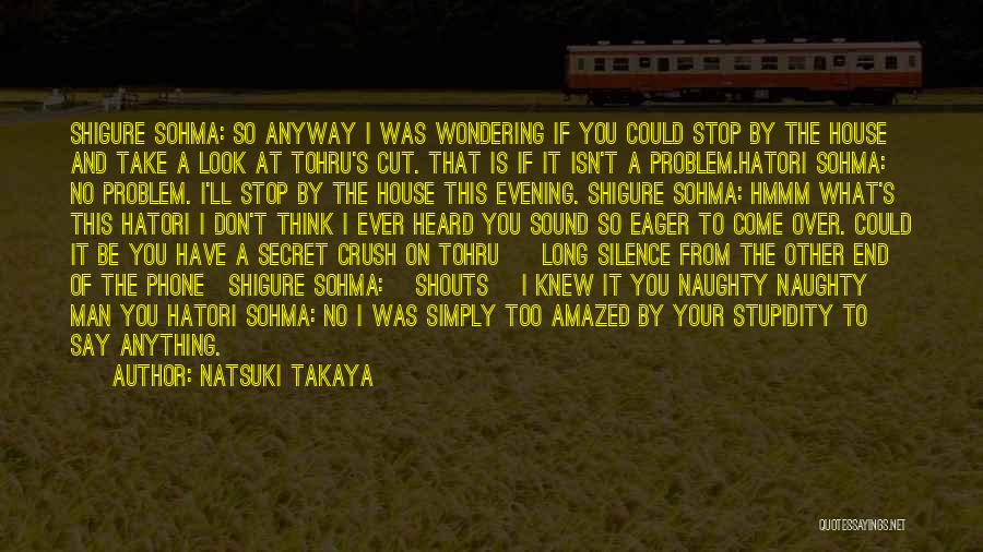 Having A Secret Crush On Someone Quotes By Natsuki Takaya