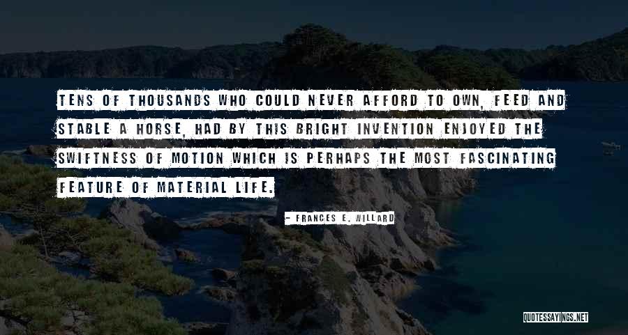 Having A Stable Life Quotes By Frances E. Willard Having A Stable Life Quotes By Frances E. Willard