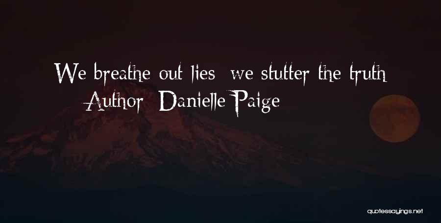 Having A Stutter Quotes By Danielle Paige