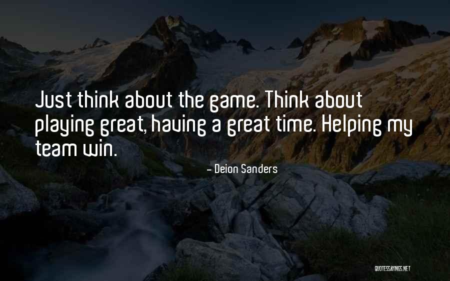 Having A Team Quotes By Deion Sanders Having A Team Quotes By Deion Sanders