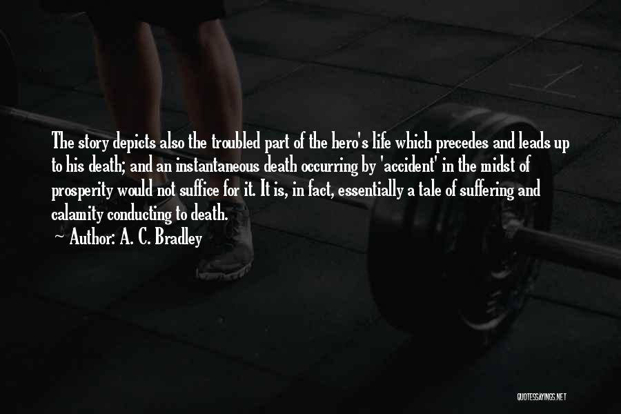 Having A Troubled Life Quotes By A. C. Bradley