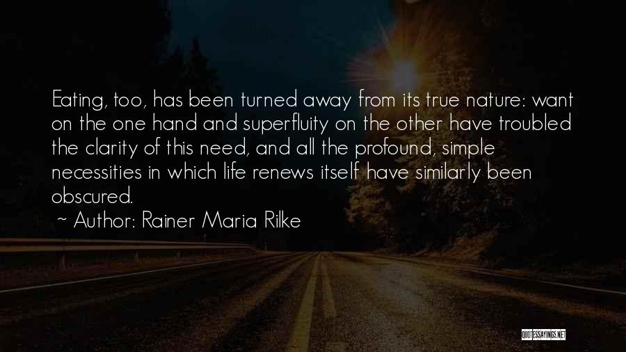 Having A Troubled Life Quotes By Rainer Maria Rilke