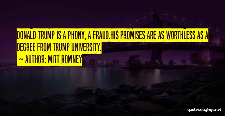 Having A University Degree Quotes By Mitt Romney