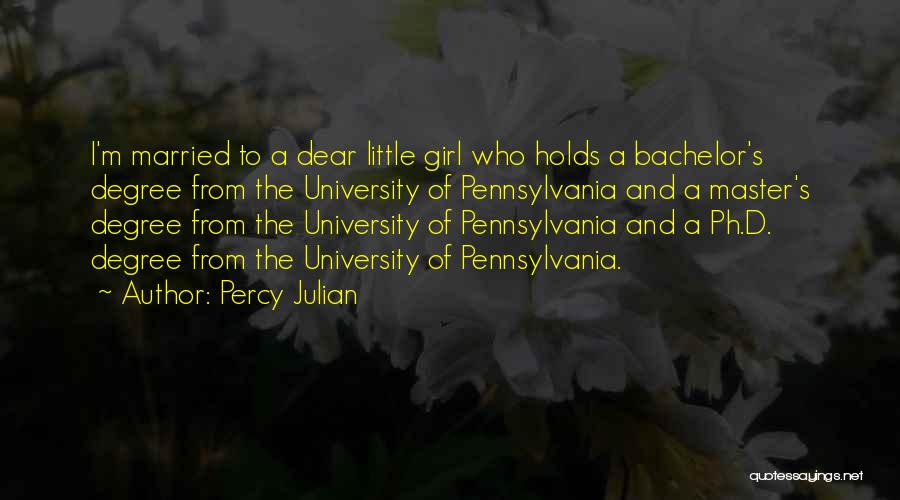 Having A University Degree Quotes By Percy Julian