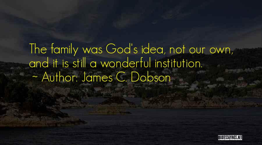 Having A Wonderful Family Quotes By James C. Dobson