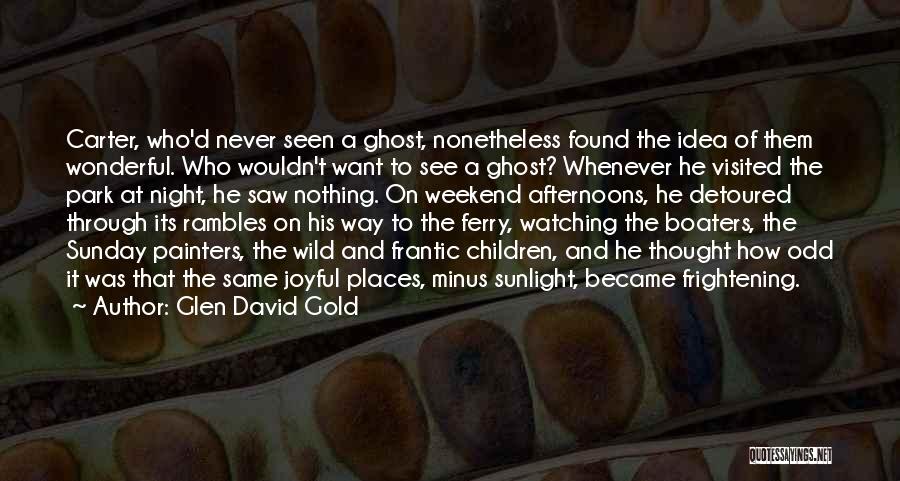 Having A Wonderful Weekend Quotes By Glen David Gold