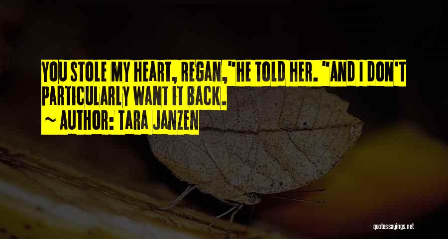 Having A Younger Heart Quotes By Tara Janzen