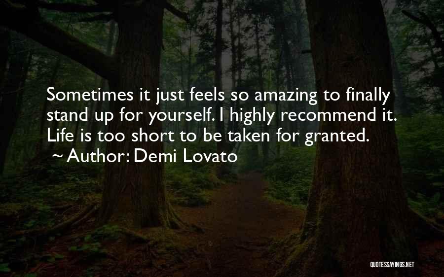 Having An Amazing Life Quotes By Demi Lovato