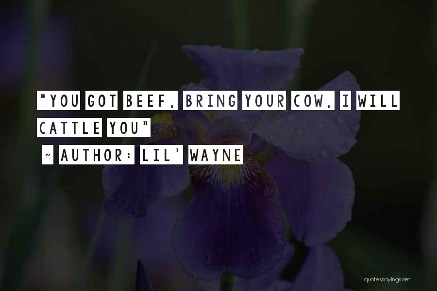 Having Beef Quotes By Lil' Wayne