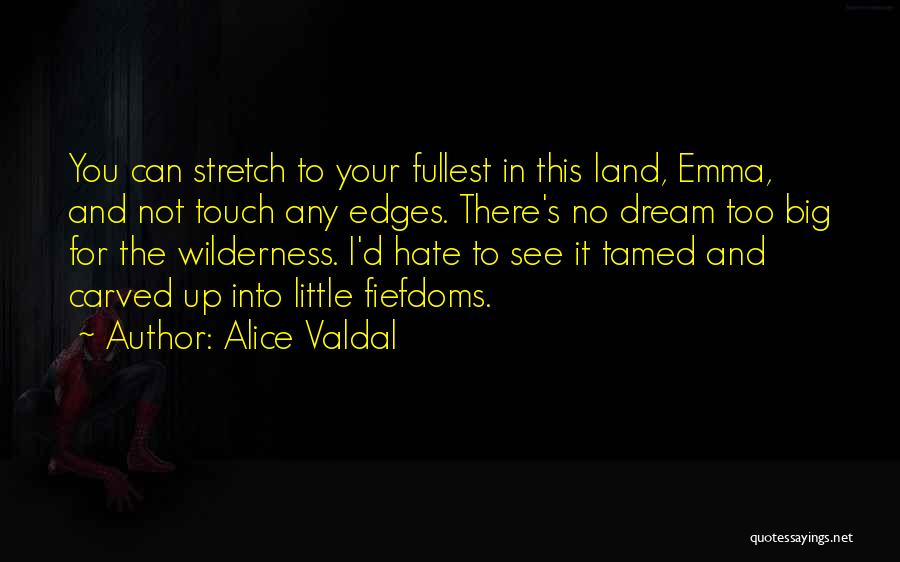 Having Big Dreams Quotes By Alice Valdal