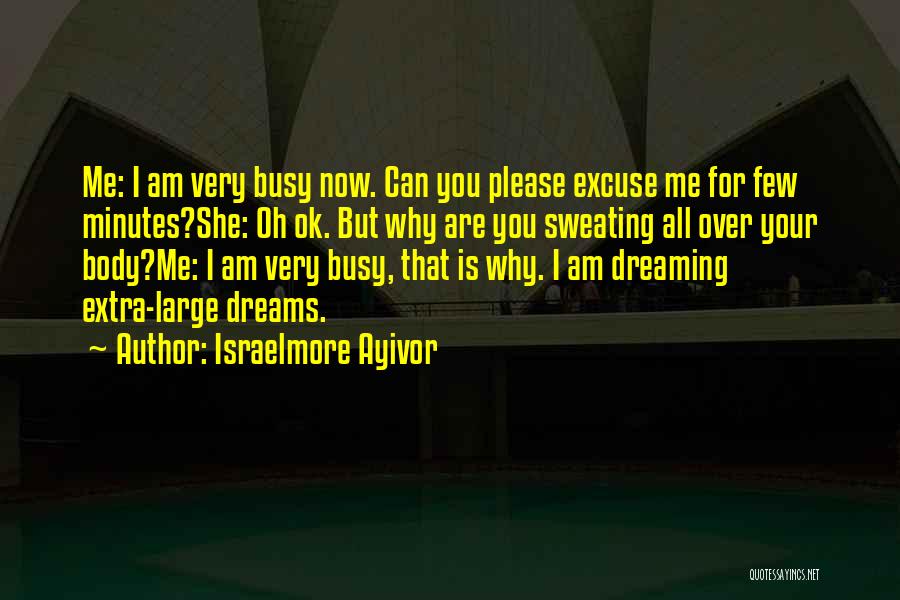 Having Big Dreams Quotes By Israelmore Ayivor