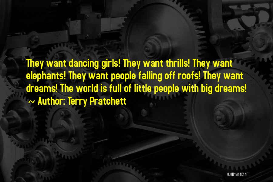 Having Big Dreams Quotes By Terry Pratchett