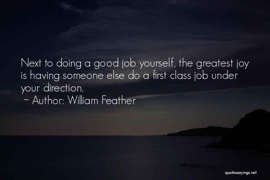 Having Class Quotes By William Feather