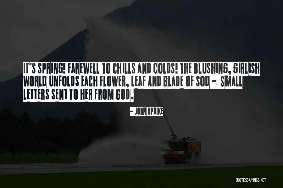 Having Colds Quotes By John Updike