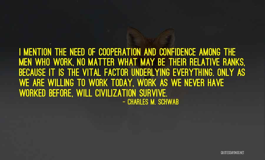 Having Confidence In Your Work Quotes By Charles M. Schwab Having Confidence In Your Work Quotes By Charles M. Schwab