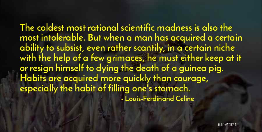 Having Courage To Be Yourself Quotes By Louis-Ferdinand Celine Having Courage To Be Yourself Quotes By Louis-Ferdinand Celine