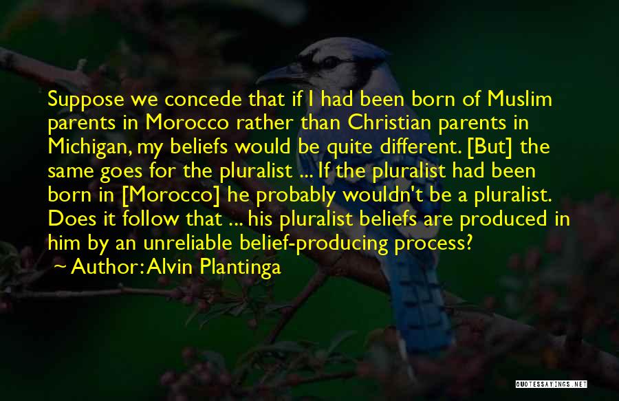 Having Different Beliefs Quotes By Alvin Plantinga