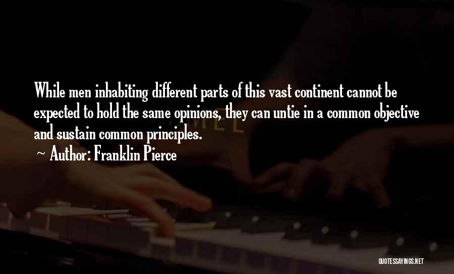 Having Different Opinions Quotes By Franklin Pierce
