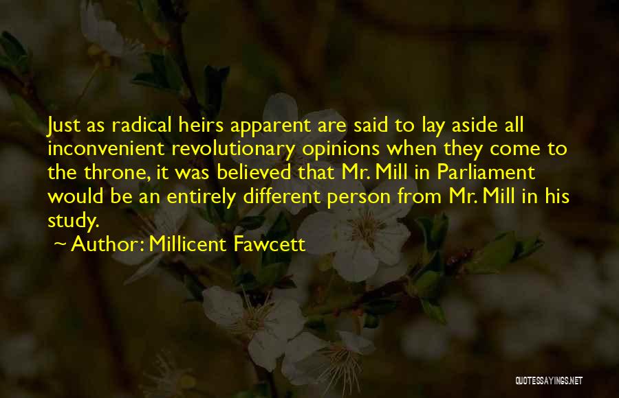 Having Different Opinions Quotes By Millicent Fawcett