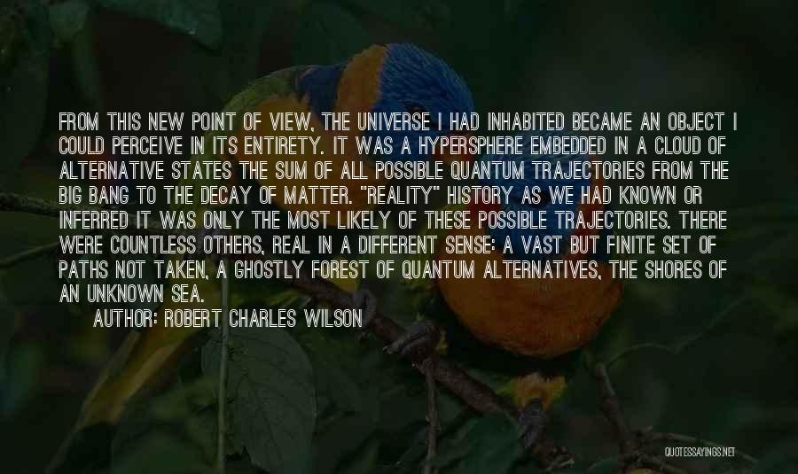 Having Different Views Quotes By Robert Charles Wilson