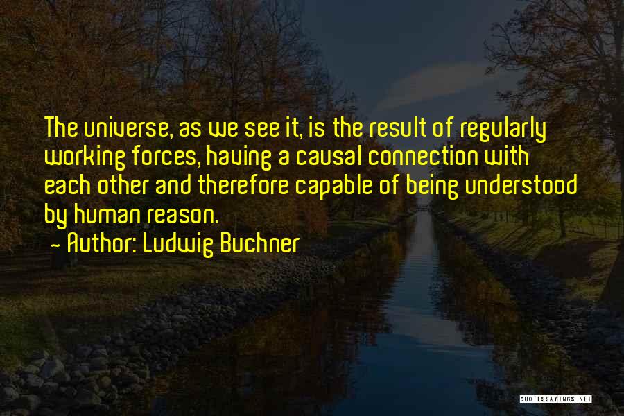 Having Each Other Quotes By Ludwig Buchner