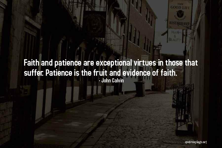 Having Faith And Patience Quotes By John Calvin