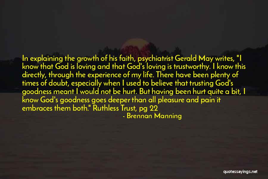 Having Faith And Trusting God Quotes By Brennan Manning