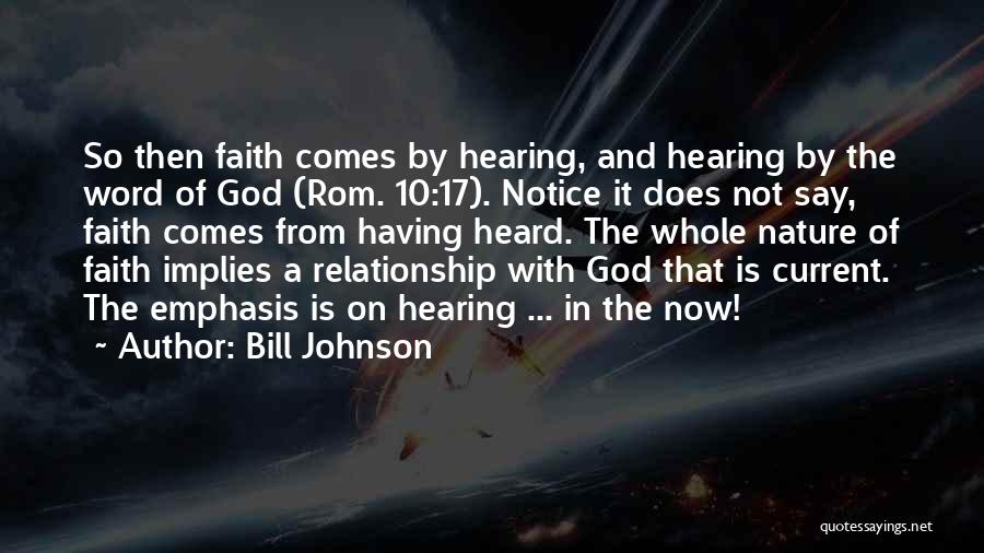 Having Faith In A Relationship Quotes By Bill Johnson