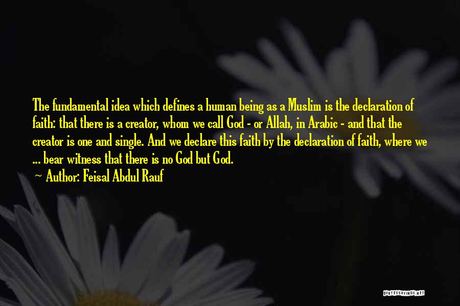 Having Faith In Allah Quotes By Feisal Abdul Rauf