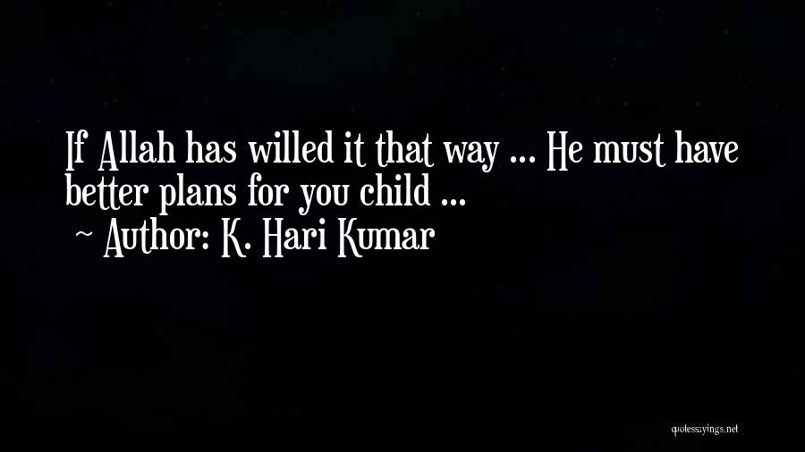 Having Faith In Allah Quotes By K. Hari Kumar